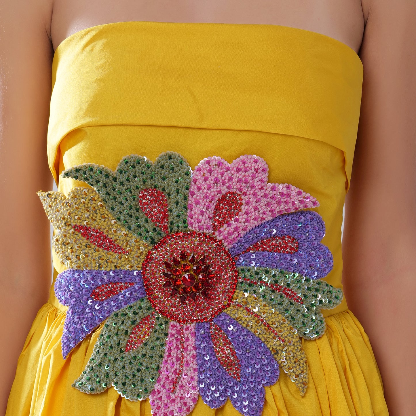 SAFFRON SPLENDOR SUNDRESS