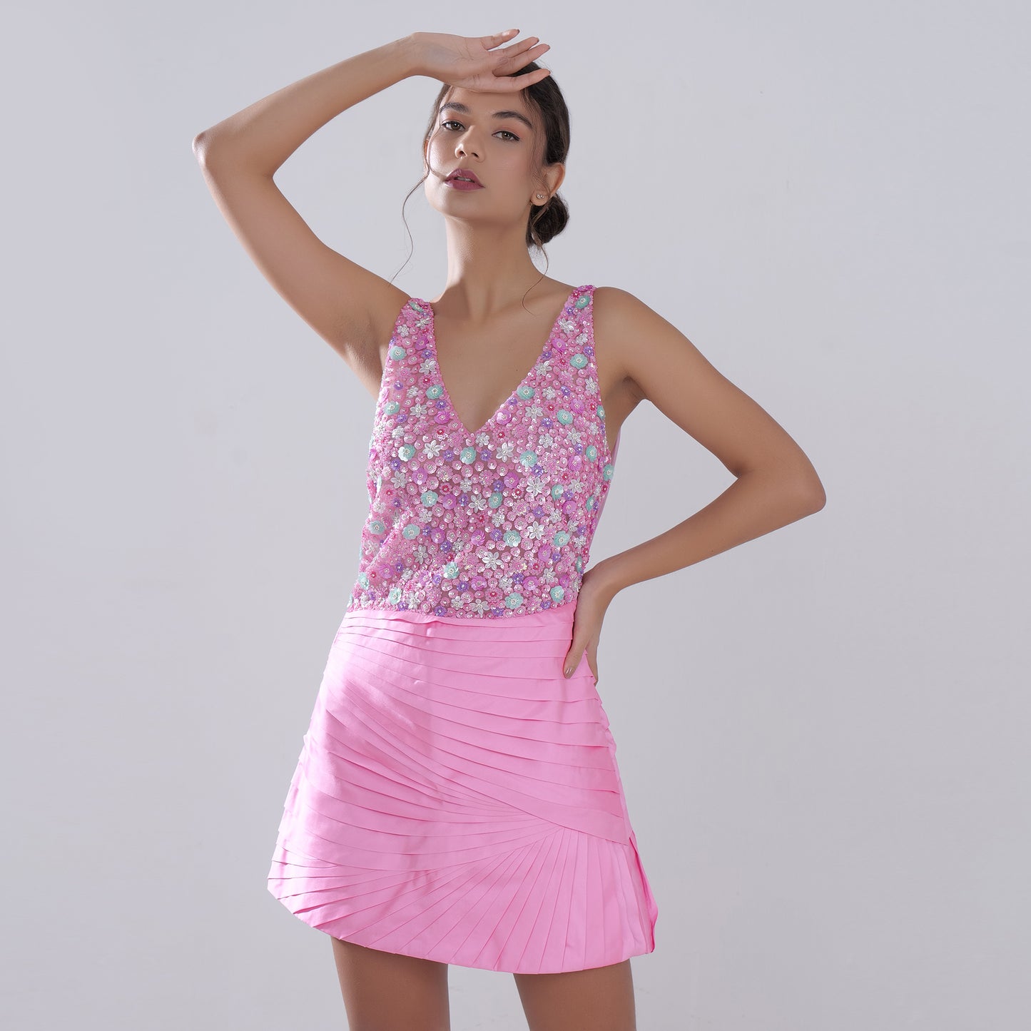 PINK PETAL DRESS