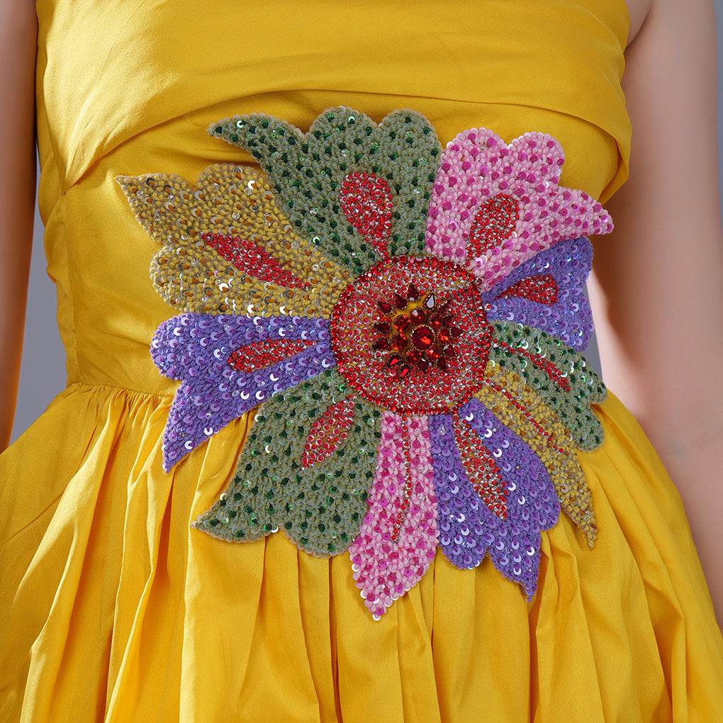 SAFFRON SPLENDOR SUNDRESS