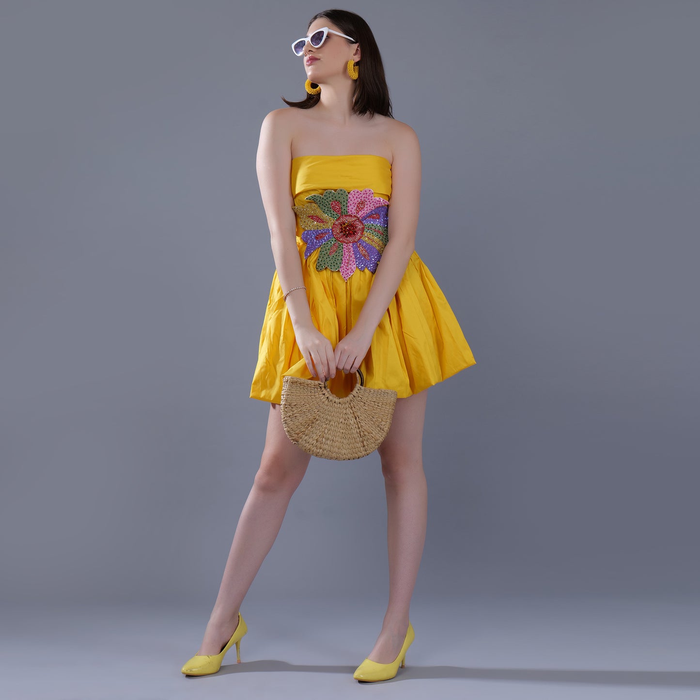 SAFFRON SPLENDOR SUNDRESS